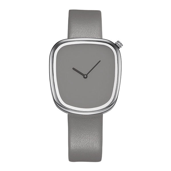 SINOBI 9705 Luxury Simple Design Leather Strap Fashion Men Women Quartz Wrist Watch