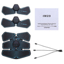 LCD Display Electric Muscle Stimulator Massager USB Rechargeable Muscle Training Abdomen Body Exercise Stimulater for Thin Body Fitness