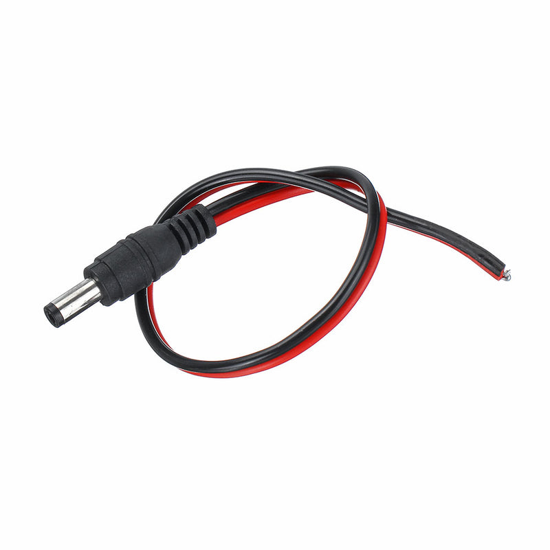 30Pcs Pure Copper Core Male DC Power Supply Wire Jack Plug Wire Connector CCTV Security Camera Surveillance LED