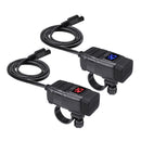 Quick Charge QC 3.0 2 USB Charger Socket Power Outlet For Car Motorcycle