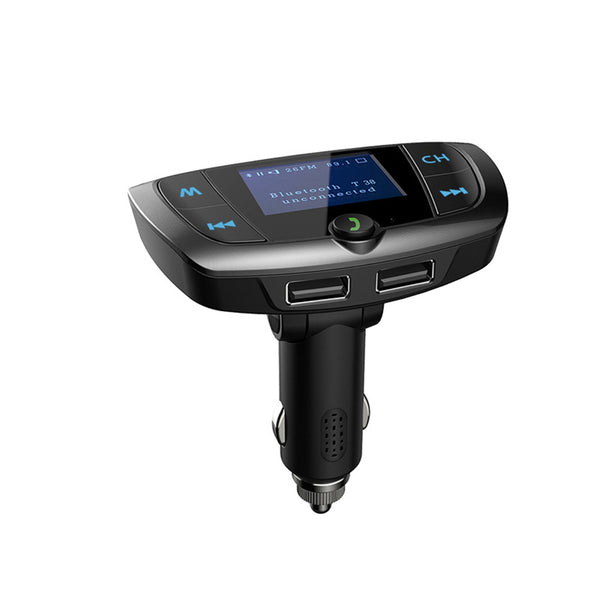 Bakeey T38 Large Screen bluetooth MP3 Player FM Transmitter Fast Charging Car Charger For iPhone 8Plus XS 11 Pro Huawei P30 Pro Mate 30 5G
