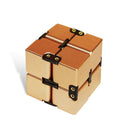 Mini Portable Infinity Funny Magic Cube Aluminum Alloy Anxiety Stress Relief Toys for Kids Adult