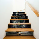 Miico LT003 Halloween Stair Sticker Horror Stair Wall Sticker Removable Sticker Halloween Sticker