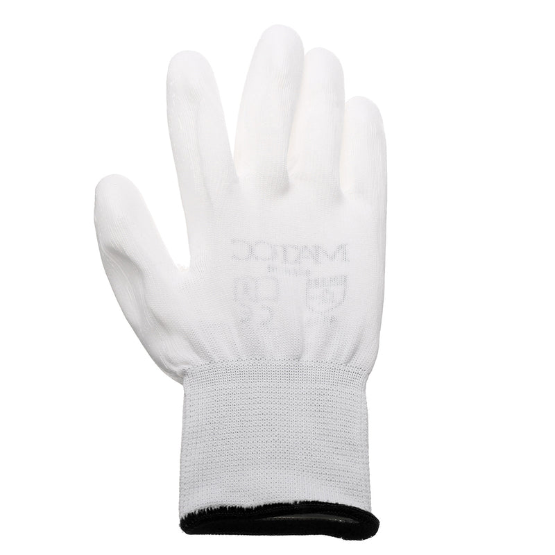 12Pairs PU Nitrile Coated Safety Work Gloves Garden Builders Grip