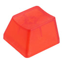 5PCs Transparent Keycap Clear All Height Red White for Mechanical Keyboard R1 R2 R3 R4