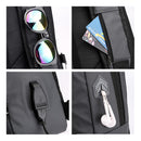 Xmund XD-DY10 5.7L USB Anti Theft Chest Bag Oxford Cloth Shoulder Bag Camping Travel Hiking Crossbody Bag