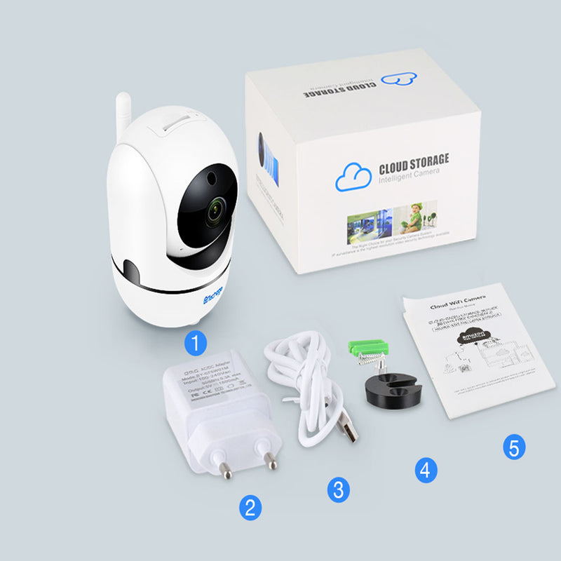 Techage TK-Q08-20 Panoramic 360 PTZ 1080P Waterproof Wireless  IP Camera ONVIF H.264 Two Way Audio 360 WIFI Camera  Baby Monitors