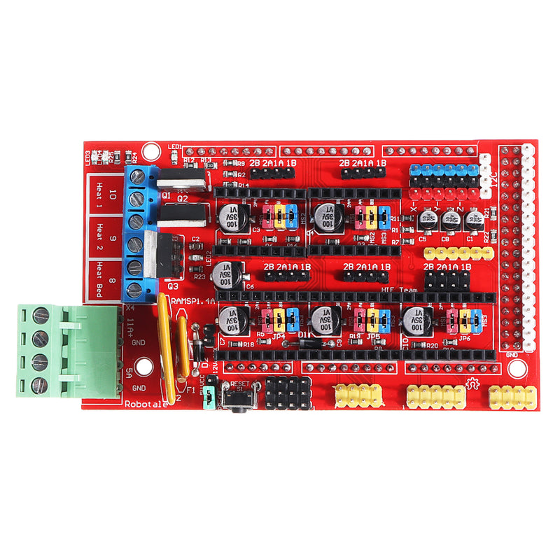 3D Printer Kit RAMPS 1.4 Control Board 5Pcs 4988 Driver With Heat Sink
