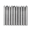 Drillpro 10pcs 3.175mm Shank 90 Degree 0.1/0.2/0.3mm Tip Engraving Bit CNC Tool