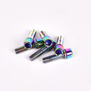 6Pcs/Box Mountain Bike Bicycle Handlebar Alloy Screw Titanium Plated Screw M5/M6*18MM