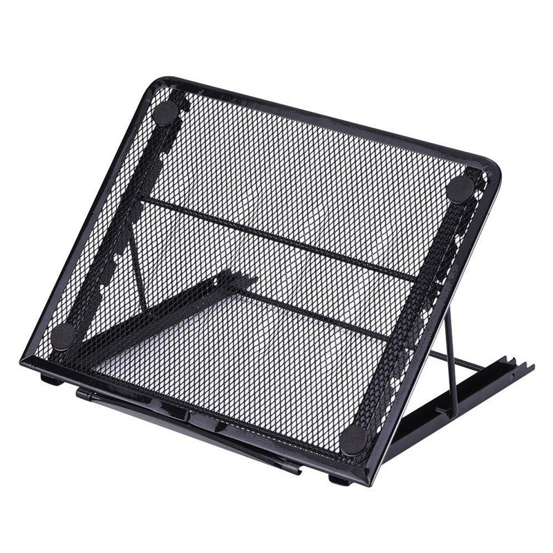 Multifunctional Mesh Ventilated Adjustable Desktop Laptop Stand Radiator Tablet Pad Book Holder