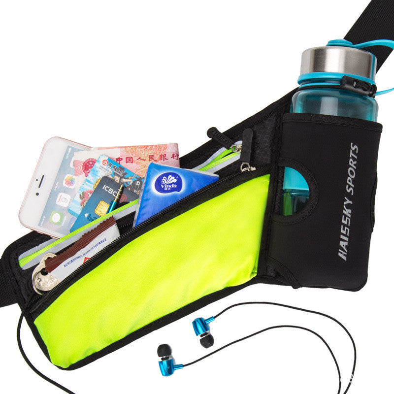 Univerdsal Outdoor Sport Waterproof Reflective Stripe Waist Bag for Samsung Xiaomi Cell Phone