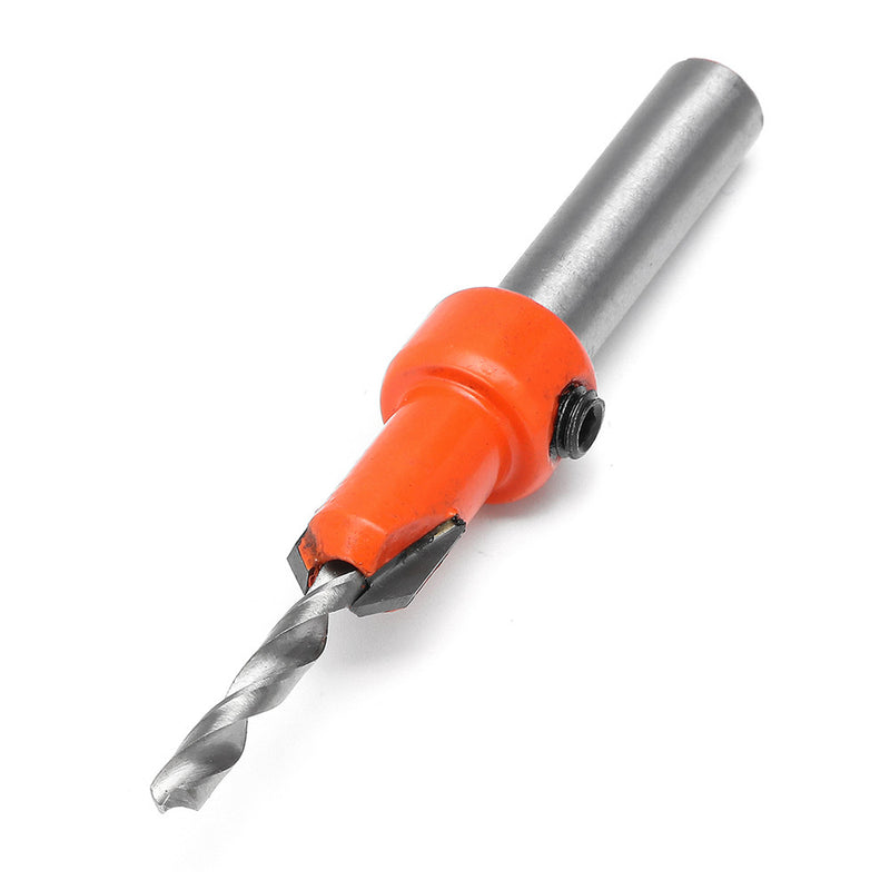 3.5x8mm Shank Hss Timber Woodworking Ti Countersink Drill Bit Set Wood Tool For Metal Wood Alloy