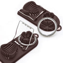 KCASA KC-ES070 2 In 1 Stainless Steel Mushroom Boiled Egg Slicer Cutter Mold Kitchen Cooking Tools