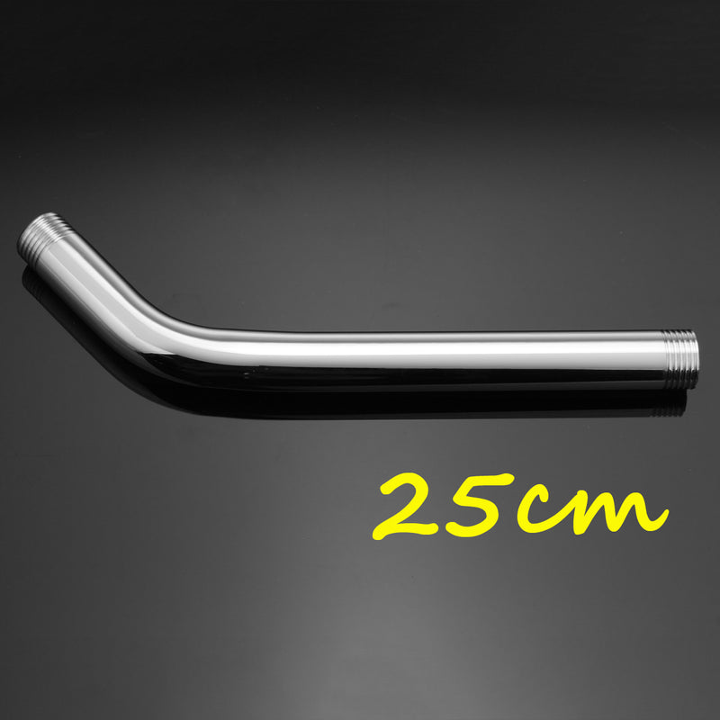 20/40/50cm Square Chrome Wall Mount Shower Extension Arm for Bathroom Rain Shower Head