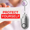 XANES ZQ-017 140db Super Loud Emergency Self Defense Personal Security Alarm Keychain Light
