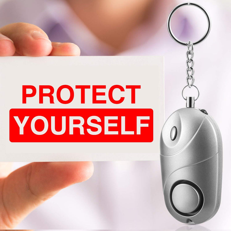 XANES ZQ-017 140db Super Loud Emergency Self Defense Personal Security Alarm Keychain Light