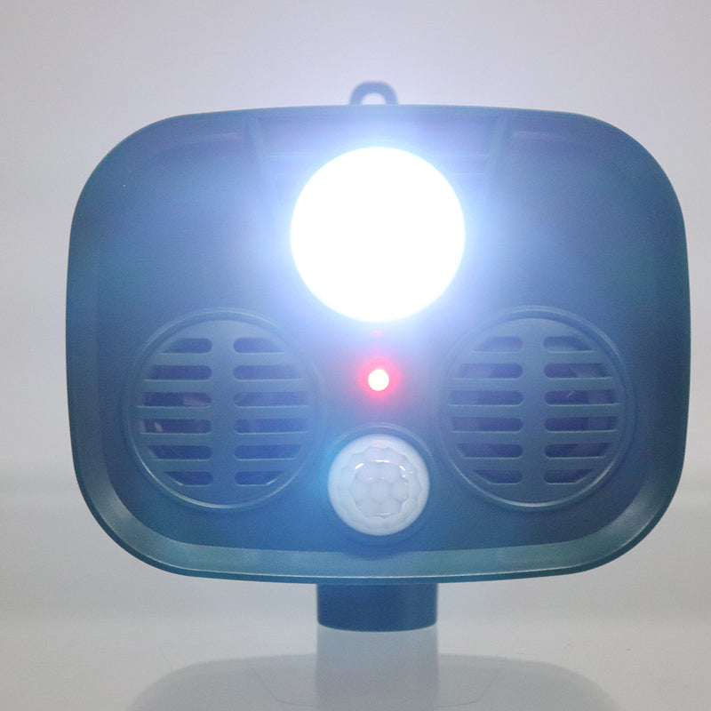 Solar Powered Ultrasonic Sonic Mouse Pest Rodent Animal Repeller PIR Outdoor Yard