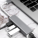 HOWEI HW-1505 USB3.0 to RJ45 Gigabit Ethernet USB Hub Aluminum Alloy with 1000Mbps Network Port Extender Extension Connector