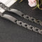 Spanish Bible Lord's Prayer Bracelet Corrosion Cross Stainless Steel Men's Bracelet