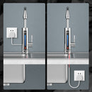 3300W Electric Hot Water Heater Faucet LED Ambient Light Temperature Display Instant Hot Water Heating Tap