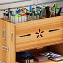 3 Colors Creative Pencil Pen Holder Storage Box Rack Desk Stationery Container Multifunctional Home/Office Desktop DIY Organizer