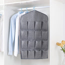 Oxford Cloth 16 Grid Hanging Bag Door Back Debris Storage Bag Cloth Hanger