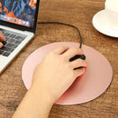 Aluminium Alloy CNN Mouse Pad 22cm /8.66" Round Shaped Gaming Mousepad