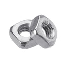 Suleve M5SN1 M5 304 Stainless Steel Square Nut Machine Screw Nuts 50Pcs