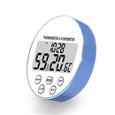 Minleaf CH-918 Indoor Digital Display Electronic Thermometer And Hygrometer With Timing Function Round Temperature Hygrometer Digital Thermometer
