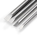 BROPPE 4pcs 100mm Magnetic 3.0-6.0mm Flat Head Slotted Tip Screwdrivers Bits