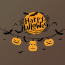 Miico XL625 Cartoon Sticker Halloween Sticker Wall Sticker Room Decoration - Trick Or Treat Pumpkin