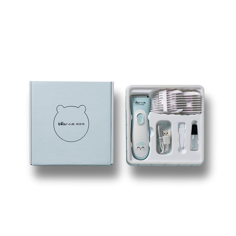 Bear LFQ-A02E1 USB Baby Hair Clipper from XIAOMI Youpin Ultra-Quiet Rechargeable Shaving Blade Waterproof Baby Children's Hair Clippers