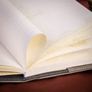 B6 Vintage Leather Notebook Rudder Brown Journal Blank Diary Notepad with Password