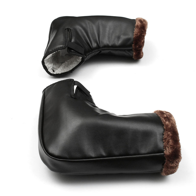 Winter Warm Windproof Motorcycle Motorbike Scooter Handlebar Grip Muffs Gloves