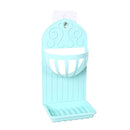 Creative Double Kitchen Bathroom Rack Wall Paste Soap Box Soap Drain Shelf