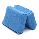 8Pcs Blue Microfiber Applicator Cleaning Sponge Pads for Car Wash Wax Polishing Cleaning