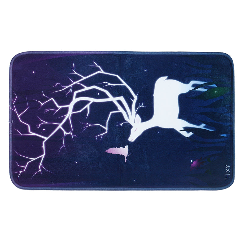 3 Pcs Bad Floor Mat Set Elch Anti-Rutsch-Kche Bad Teppich Teppich WC waschbar