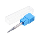 Drillpro 10pcs 2mm HRC55 TiAlN 2 Flutes End Mill Cutter Tungsten Carbide Milling Cutter CNC Tool