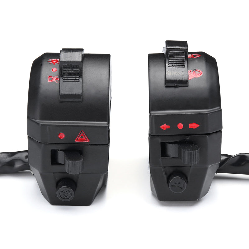 7/8inch Universal Motorcycle Handlebar Left Right Side Integrated Switch Control