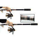 ZANLURE 2.7m/3.3m 3000 Reel Carbon Telescopic Fishing Rod Reel Combo Sea Fishing Suit