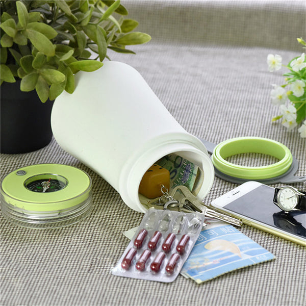 USB Charging Waterproof Outdoor Fishing Silicone Lantern Night Light LED Energy-Saving Lamp With Compass