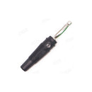 Amass 5 Colors 4mm Nickel Plated Copper Banana Plug Connector With PVC Rubber Sheath