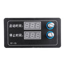 YF-15 Delay Intermittent Cycle Countdown Controller Module 7-27V DC Countdown Timer Programmable Cycle Control Module