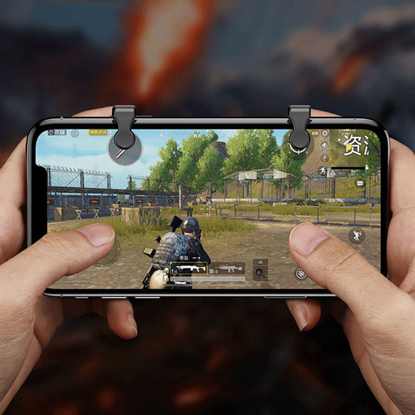 Baseus 1Pair Mobile Phone Gamepad Game Controller Trigger Joystick for iPhone XS MAX XR Oneplus 6
