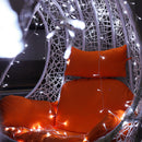 6Mx3M AC220V EU Plug LED Curtain String Light Organza Backdrop for Weddings Birthday Party Events Display