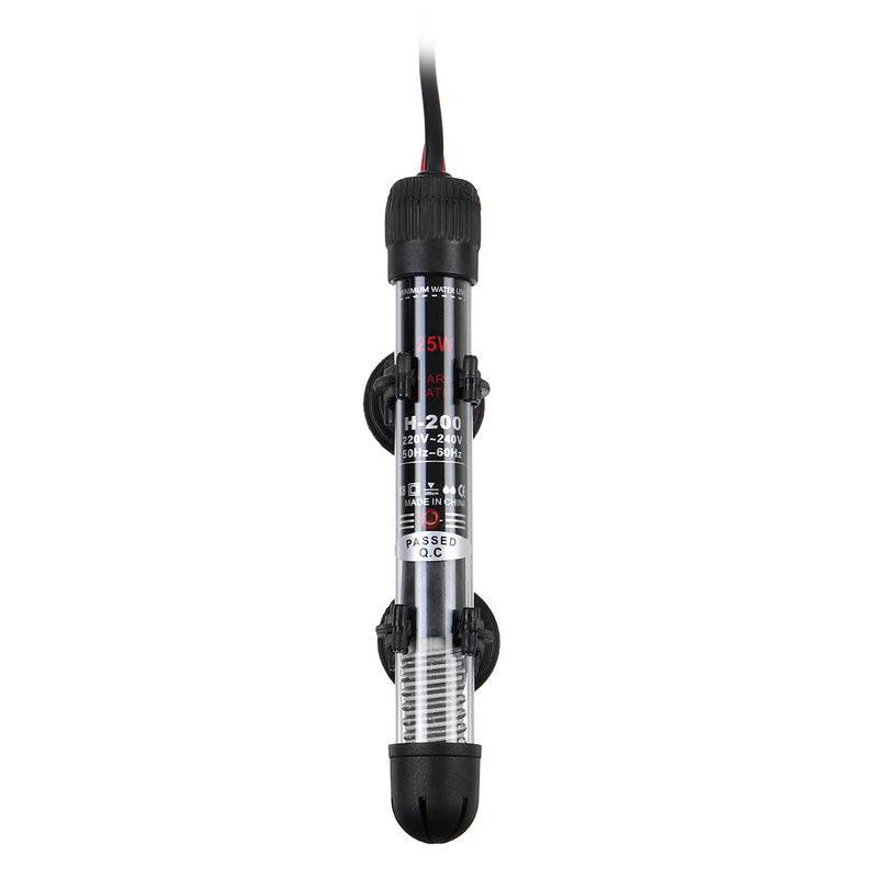 25/50/100/200/300W 220V Aquarium Fish Tank Submersible Water Heater Double-layer Waterproof Heating Rod