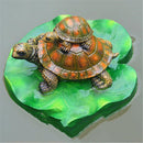 Floating Pond Decor Outdoor Simulation Resin Cute Swimming Pool Lawn Cute Turtle Decorations Ornament Garden Art in Water
