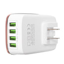 LDNIO 4 USB Ports 4.4A Fast Charger EU Plugs Charger For iphone 8 8 Plus iphone X Xiaomi Samsung