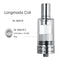 Longmada Mr.Bald 3 Atomizer B/C/D/E Wax Tank Glass Dry Herb 510 Threaded co2 Atomizer Quartz Vaporizer